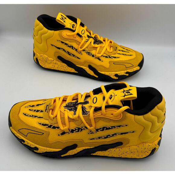 Puma Lamelo Ball MB.03 Porsche Yellow  309847-01 Basketball Shoes Sz 10 # 291-40 main image 6